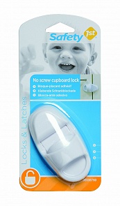 Пластиковый блокиратор открывания дверцы шкафа, не имеющего ручки (Safety 1st, 39036760)